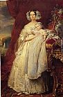 Famous Elizabeth Paintings - Helene Louise Elizabeth de Mecklembourg Schwerin, Duchess D'Orleans with Prince Louis Philippe Albert D'Orleans, Comte de Paris